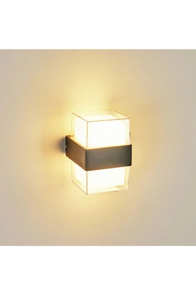 Maravi 10 Watt Gün Işığı Led Aplik, Bahçe, Balkon, Salon, Banyo, Villa Dış Cephe, Kapı Giriş Apliği - 6