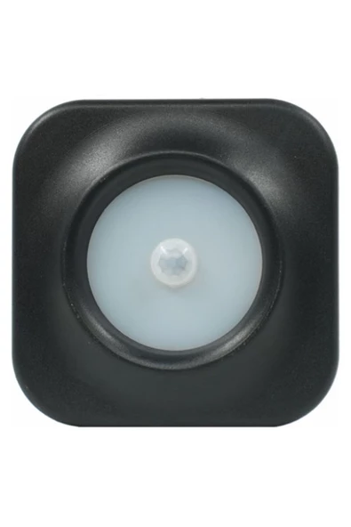 3 Watt Radar Sensörlü, Siyah Kasa, AMBER Işık Merdiven, Koridor, Basamak, Hol Armatürü - Led Armatür ürün görseli 1