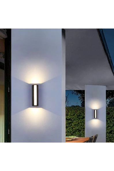 12 Watt Gün Işığı Ledli Modern Tasarım Aplik, Kafe Bar, Villa, Iç Ve Dış Mekan Dekoratif Led Armatür - 2