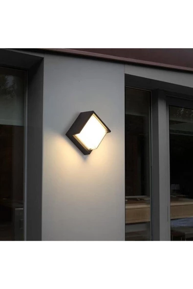 6 Watt Günışığı Ledli İç ve Dış Mekan, Bahçe, Balkon, Teras, Kamelya, Veranda Apliği, Led Armatür - 5