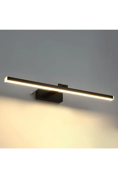 10 Watt 43 Cm Jasmin Flüt Aplik, Beyaz Işık Ledli Metal Led Aplik, Yatak Başı, Ayna, Tablo Apliği - 3