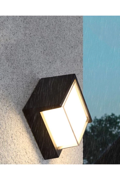 12 Watt 4200 Kelvin Ledli Dış Mekan, Balkon, Bahçe, Duvar, Teras, Kamelya Apliği, Led Armatür - 4