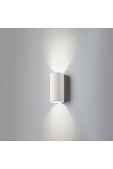 10 Adet Iç - Dış Mekan Dekoratif Çift Yönlü Modern Aplik - Oval Beyaz - 4