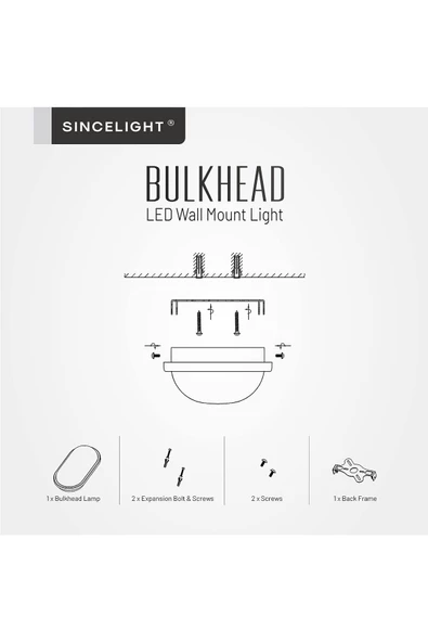 20 Watt Gün Işığı Ledli Nemli Alan, Dış Mekan, Bahçe, Banyo, Teras, Balkon, Kamelya, Veranda Apliği - 6