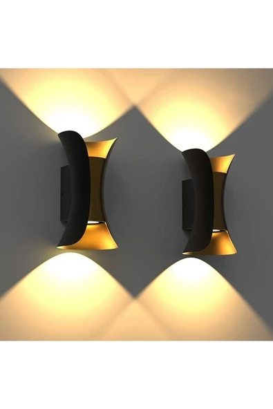 10 Watt Gün Işığı Led Armatür, Villa, Bungalov, Bahçe, Balkon Apliği, Modern Led Aplik, Şık Armatür - 4