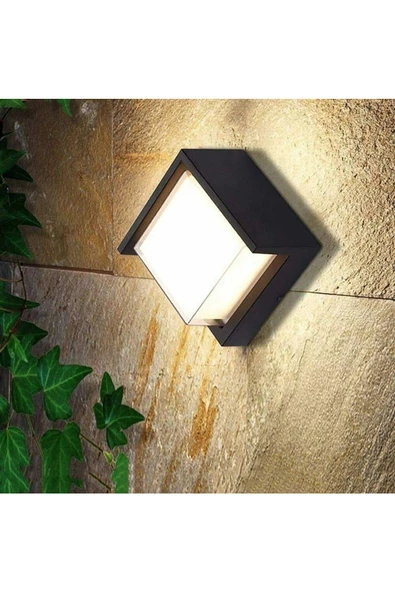 6 Watt Günışığı Ledli İç ve Dış Mekan, Bahçe, Balkon, Teras, Kamelya, Veranda Apliği, Led Armatür - 3
