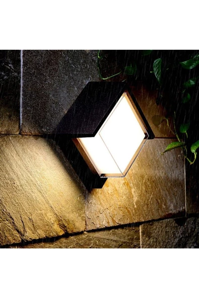 12 Watt 4200 Kelvin Ledli Dış Mekan, Balkon, Bahçe, Duvar, Teras, Kamelya Apliği, Led Armatür - 6