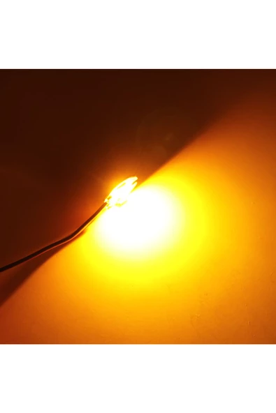 3 Watt Radar Sensörlü, Siyah Kasa, AMBER Işık Merdiven, Koridor, Basamak, Hol Armatürü - Led Armatür - 6