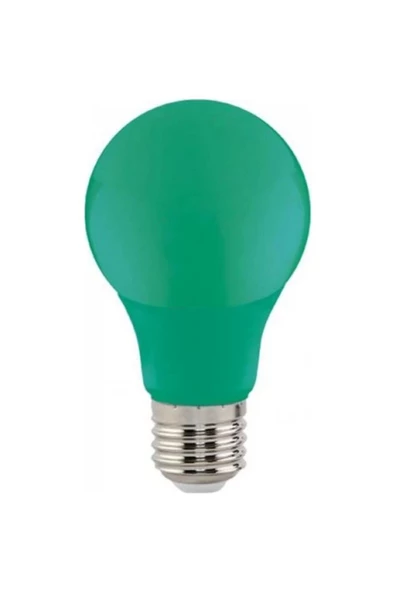 10 Adet K2 YEŞİL Işık 5 Watt Led Gece Lambası Ampulü, E27 Duylu Ağaç Feneri Ampulü - 2