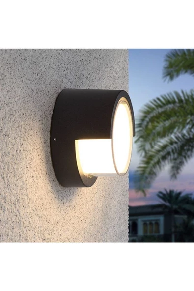 12 Watt, 3000k, Bahçe Armatürü, Bahçe Duvar Aplik, Led Aplik, Kapı Girişi, Villa Dış Cephe Apliği - 3