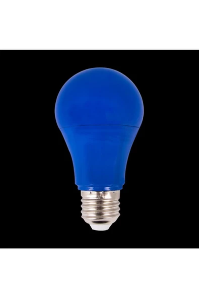 3 Adet 5 Watt Sarı, Mavi ve Kırmızı Renkli E27 Duylu Gece Lambası Ampulü, Ağaç Feneri Ampulü - Resim 2