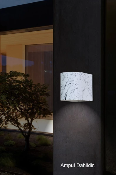 Beyaz Işık Led İç Dış Mekan Dekoratif Modern Lüks Aplik - 3