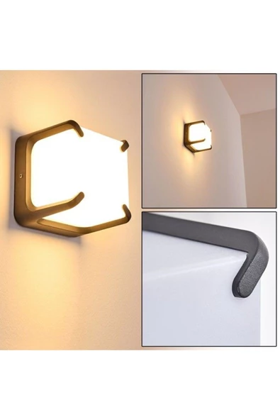 Octopus 18 Watt GÜNIŞIĞI Ledli Dış Mekan, Nemli Alan, Balkon, Banyo, Teras, Bahçe, Veranda Apliği - 3