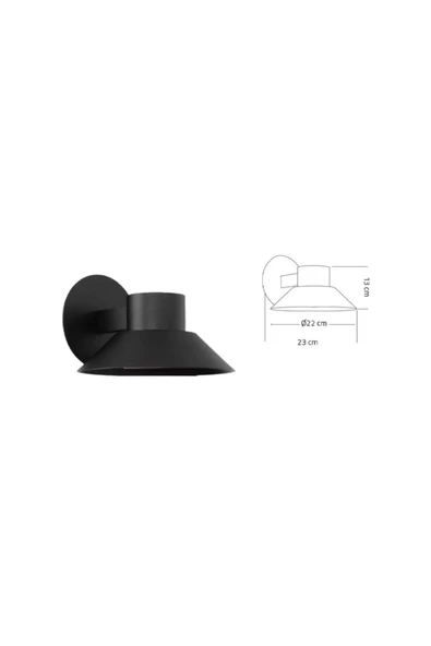 Bahçe Duvar Aplik Abs - 3
