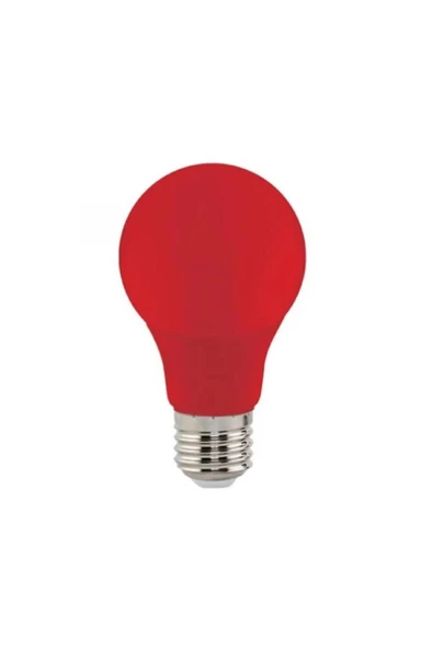 3 Adet 5 Watt Sarı, Mavi ve Kırmızı Renkli E27 Duylu Gece Lambası Ampulü, Ağaç Feneri Ampulü - Resim 4