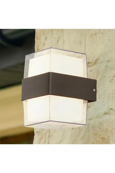 Maravi 10 Watt Gün Işığı Led Aplik, Bahçe, Balkon, Salon, Banyo, Villa Dış Cephe, Kapı Giriş Apliği - 3
