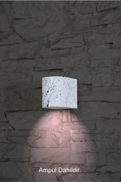 Kırmızı Işık Led Iç - Dış Mekan Dekoratif Modern Lüks Aplik - 3