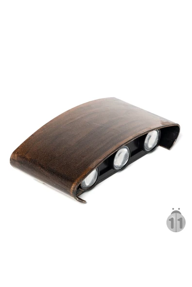 Uranüs Eskitme Kasa Mavi Işık Ledli Dekoratif Işık Süzmeli Iç Dış Mekan Modern Aplik - Resim 6