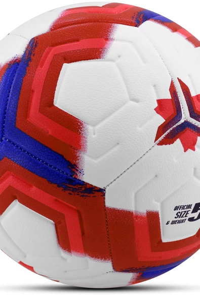 Telvesse Orijinal Futbol Topu Premiera Sert Zemin Halı Saha Futbol Topu Hibrit Kırmızı No:5 - 7