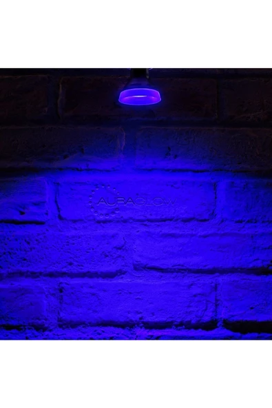 7 Watt Led Mavi Işık Tek Yönlü Kare Dekoratif Iç Dış Mekan Bahçe Balkon Salon Teras Aplik Eskitme - 4