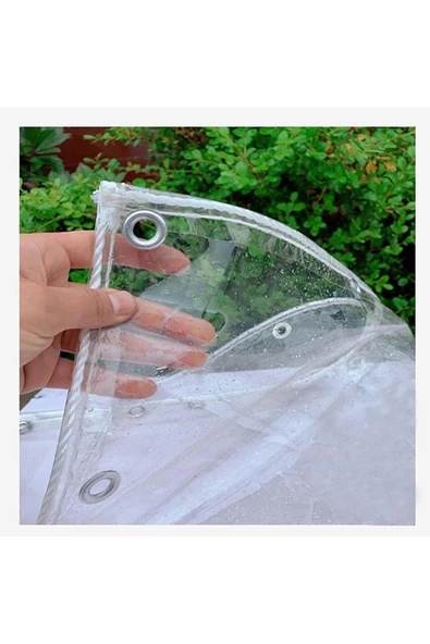 5,00 METRE X 1,50 METRE 0.80mm  ŞEFFAF BALKON BRANDASI  1. KALİTE MALZEME İŞÇİLİK - Resim 3