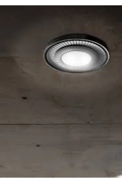20W Siyah Sıva Üstü Led Armatür/3000K-G.Işığı/ 2000Lumen/A++ - 2