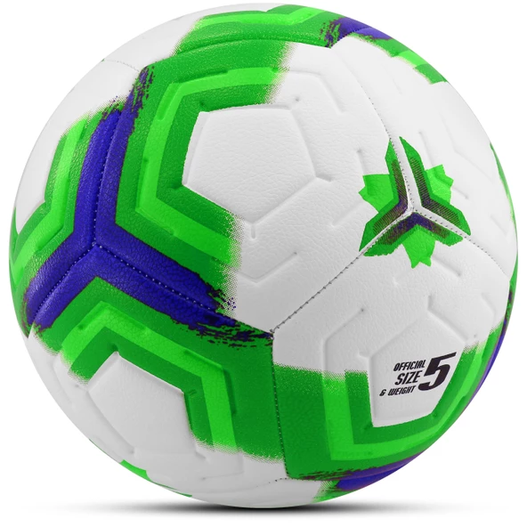 Telvesse Orijinal Futbol Topu Premiera Sert Zemin Halı Saha Futbol Topu Hibrit Yeşil No:5
