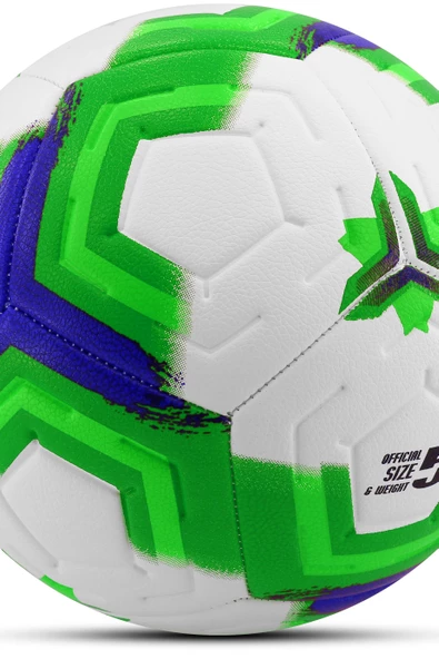 Telvesse Orijinal Futbol Topu Premiera Sert Zemin Halı Saha Futbol Topu Hibrit Yeşil No:5 - 7