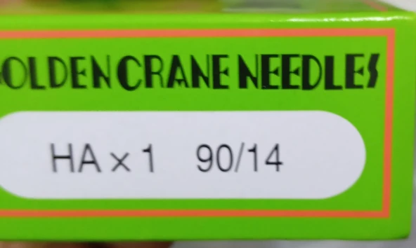 AİLE TİPİ DİKİŞ MAKİNA İĞNESİ HAX1 14 1 KUTU