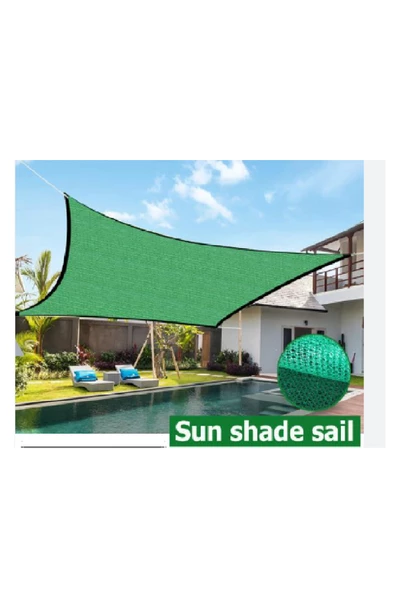 10 M X 10 M  Gölgelik Halkalı 1. KALİTE  File Branda %95 LİK 300 GRM - 2