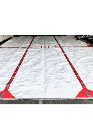 5 M X 9 M 230 GRM 1. KALİTE SU GEÇİRMEZ PAZARCI TENTESİ BRANDASI - Resim 2