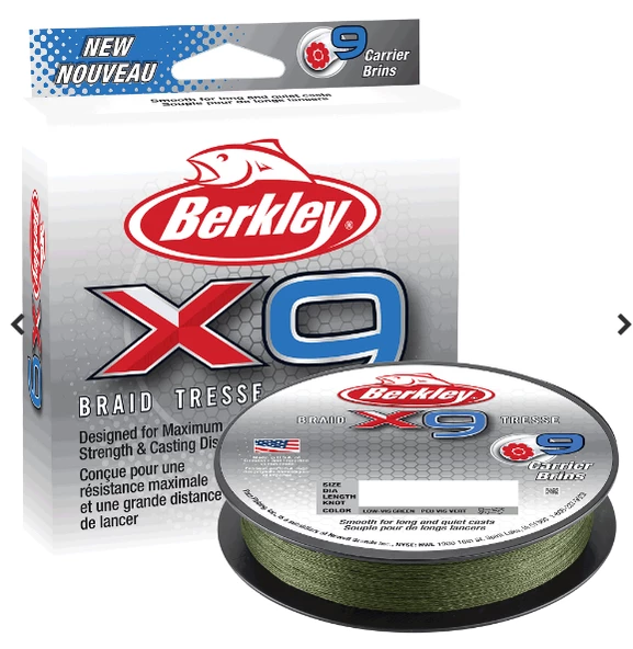 Berkley X9 Braid Tresse İp Misina