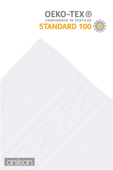 6'lı Greek Gri-Beyaz El Havlusu - 50x90 Cm, 225 Gr, %100 Pamuk, Spa Ve Otel Havlusu - 3