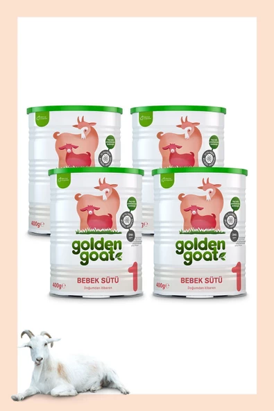 Golden Goat Keçi Bebek Sütü 1 Numara 400 gr 4'lü Paket