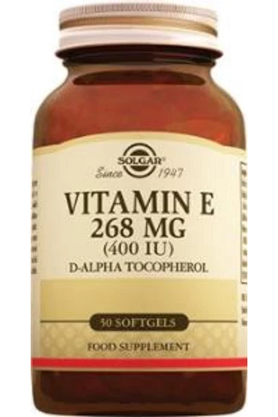 Solgar Vitamin E 400 Iu 50 Kapsül