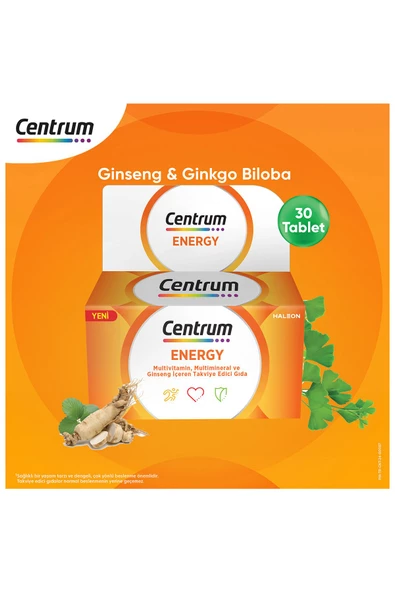 Centrum Energy Multivitamin 30'lu Tablet