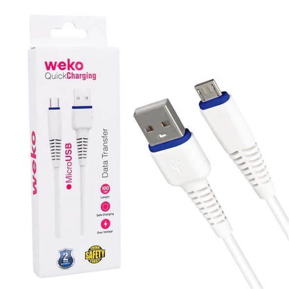Weko WK-22020 USB To Micro USB Telefon Şarj Kablosu - 3