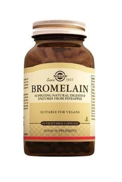 Solgar Bromelain 150 Mg 60 Kapsül - Skt: 02/2027