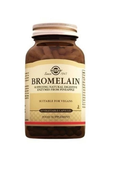 Solgar Bromelain 60 Kapsül