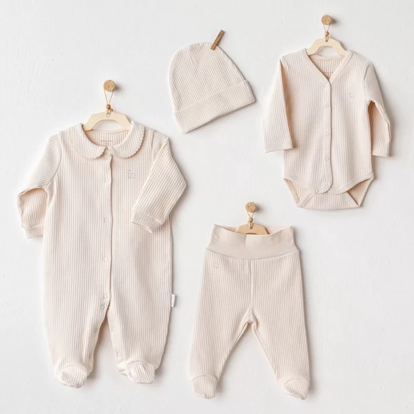 Bear Time 4'lü Hastane Çıkışı Light Beige
