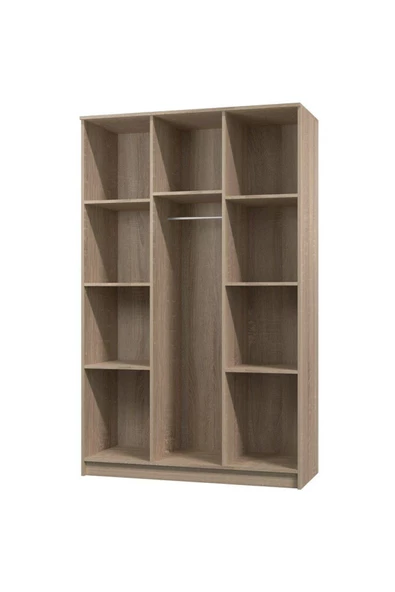 Tdesigno Ajda Giyinme Dolabı - Çok Amaçlı Dolap - Gardırop 120 Cm-3 Kapaklı - 4