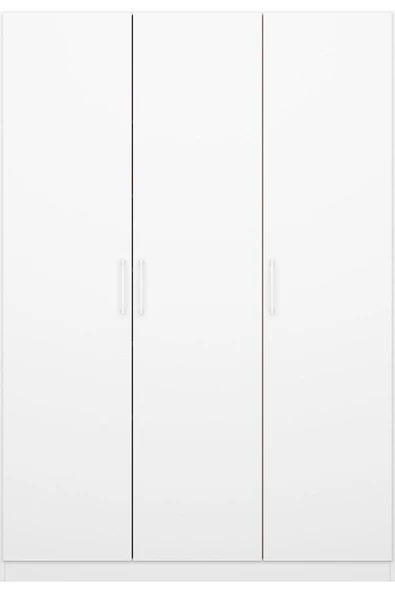 Tdesigno Almina Giyinme Dolabı - Çok Amaçlı Dolap - Gardırop 135 Cm-3 Kapaklı - 3