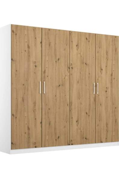 Tdesigno Almina Giyinme Dolabı - Çok Amaçlı Dolap - Gardırop 180 Cm-4 Kapaklı - 2