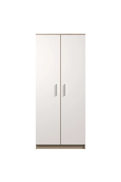 Tdesigno Açelya Giyinme Dolabı - Çok Amaçlı Dolap - Gardırop 80 Cm-2 Kapaklı - 2