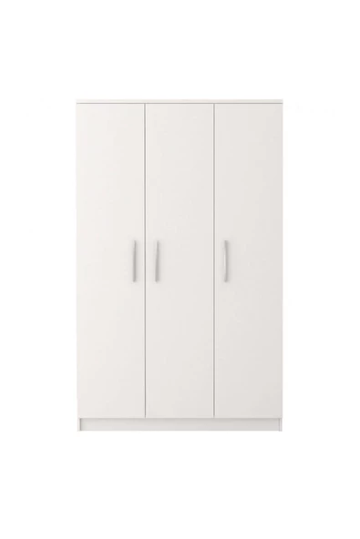 Tdesigno Ajda Giyinme Dolabı - Çok Amaçlı Dolap - Gardırop 120 Cm-3 Kapaklı - 2