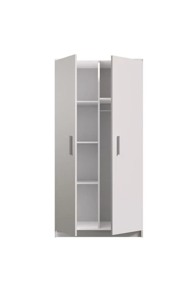Tdesigno Açelya Giyinme Dolabı - Çok Amaçlı Dolap - Gardırop 80 Cm - 2