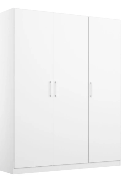 Tdesigno Almina Giyinme Dolabı - Çok Amaçlı Dolap - Gardırop 135 Cm-3 Kapaklı - 2