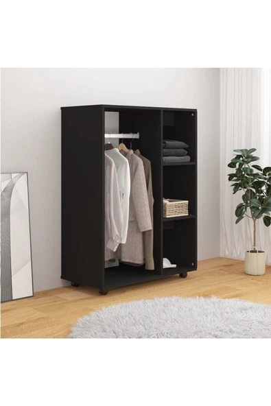 Tdesigno Alisa Giyinme Dolabı - Çok Amaçlı Dolap - Gardırop 80 Cm Açık Giyinme Dolabı - 3