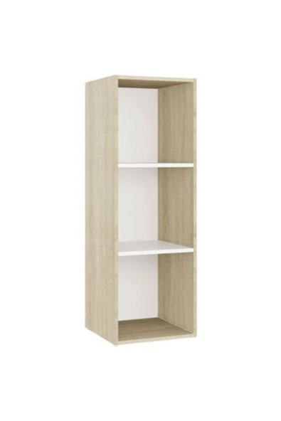 Tdesigno Tdesıgno Nur Televizyon Sehpası - Ünitesi -kitaplık-beyaz 108 Cm 3 Raflı - 5