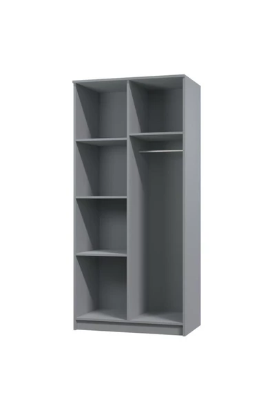 Tdesigno Açelya Giyinme Dolabı - Çok Amaçlı Dolap - Gardırop 80 Cm - 3